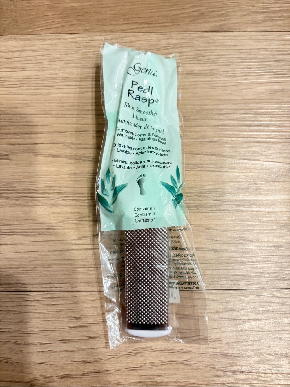 Gena Pedi Rasp Skin Smoother - Mint Green